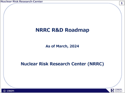 NRRC R&D Roadmap